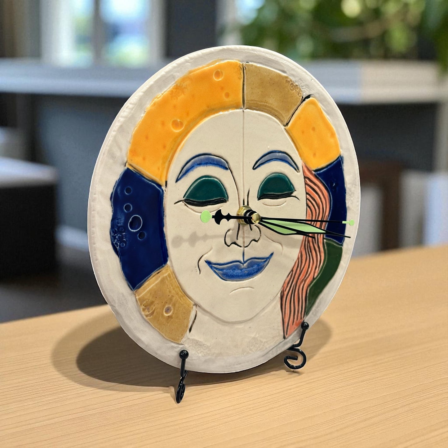 Handmade Ceramic Clock | Mindfulness