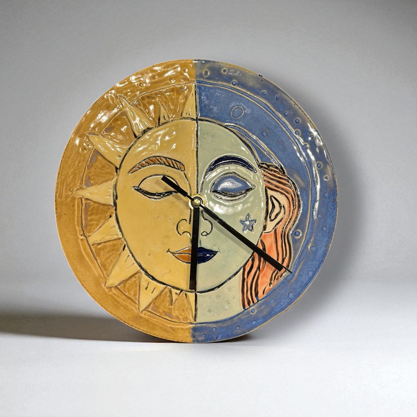 Handmade Ceramic Clock | LunaSol