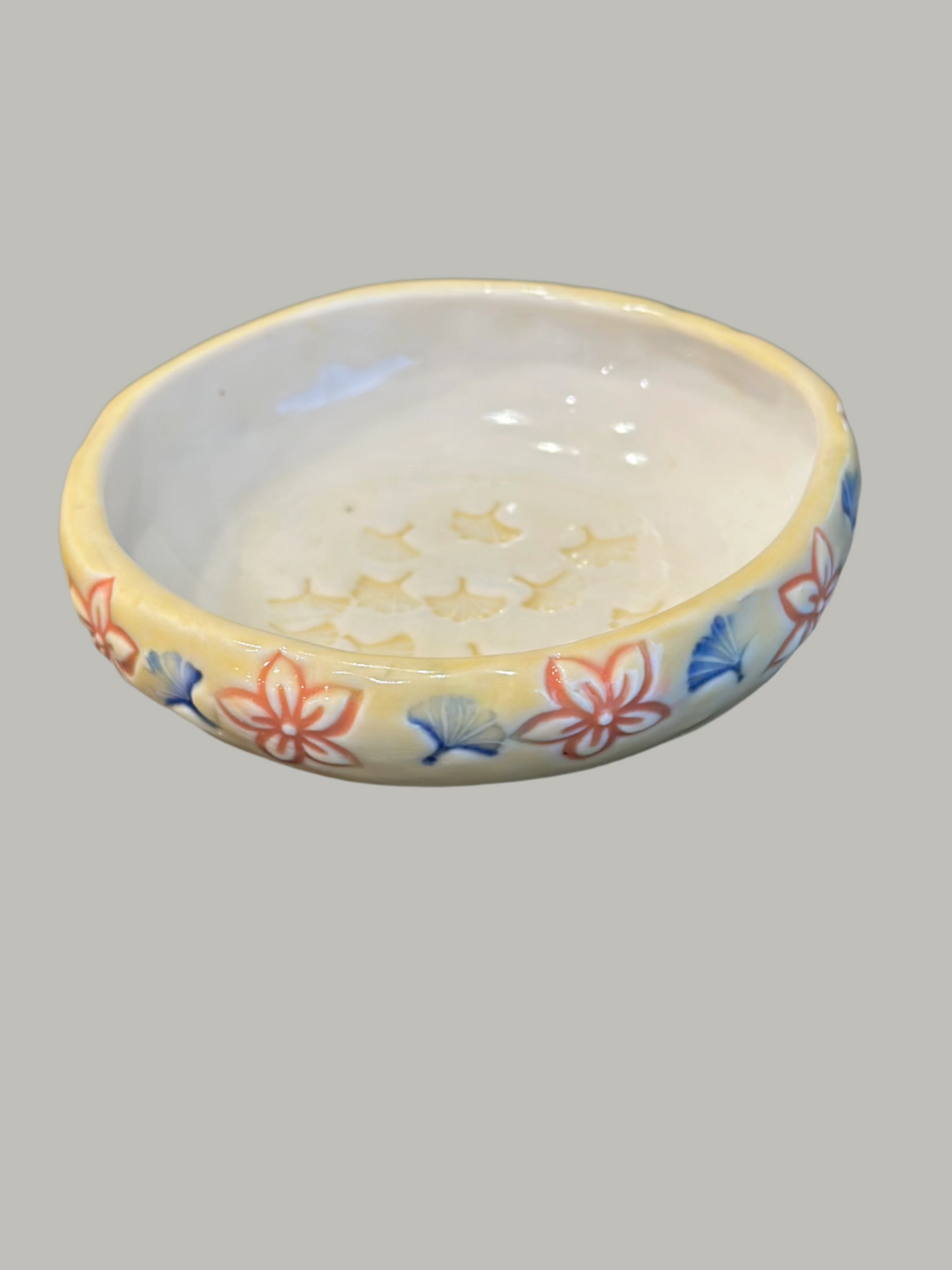 Touch of Sunshine Handmade Porcelain Bowl| Functional Decorative Gift
