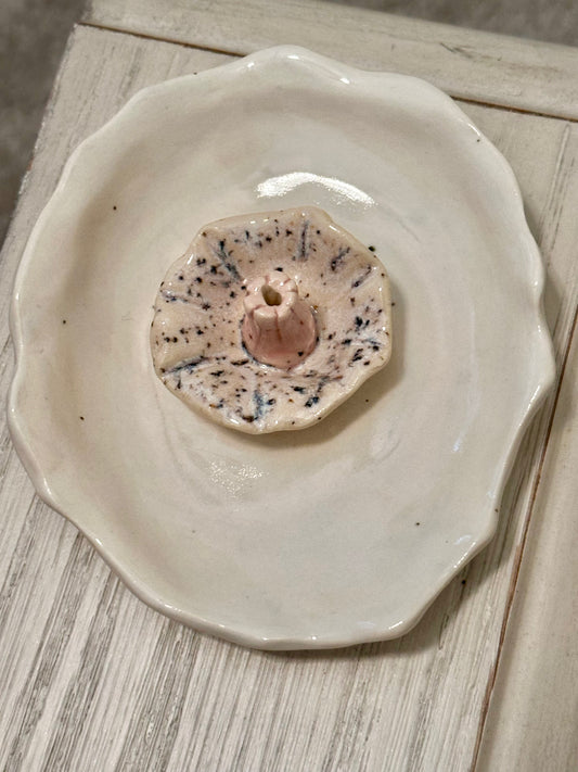 Bliss Handmade Porcelain  Incense Holder| Zen Gift Minimalistic