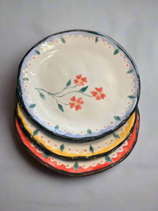 Artisanal Dinner Set| Vibrant Trio