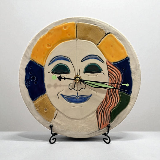 Handmade Ceramic Clock | Mindfulness