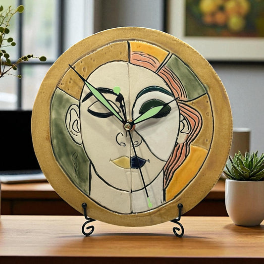 Handmade Ceramic Clock | Calmo