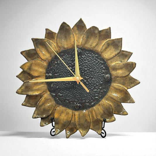 Handmade Ceramic Clock |Sunny